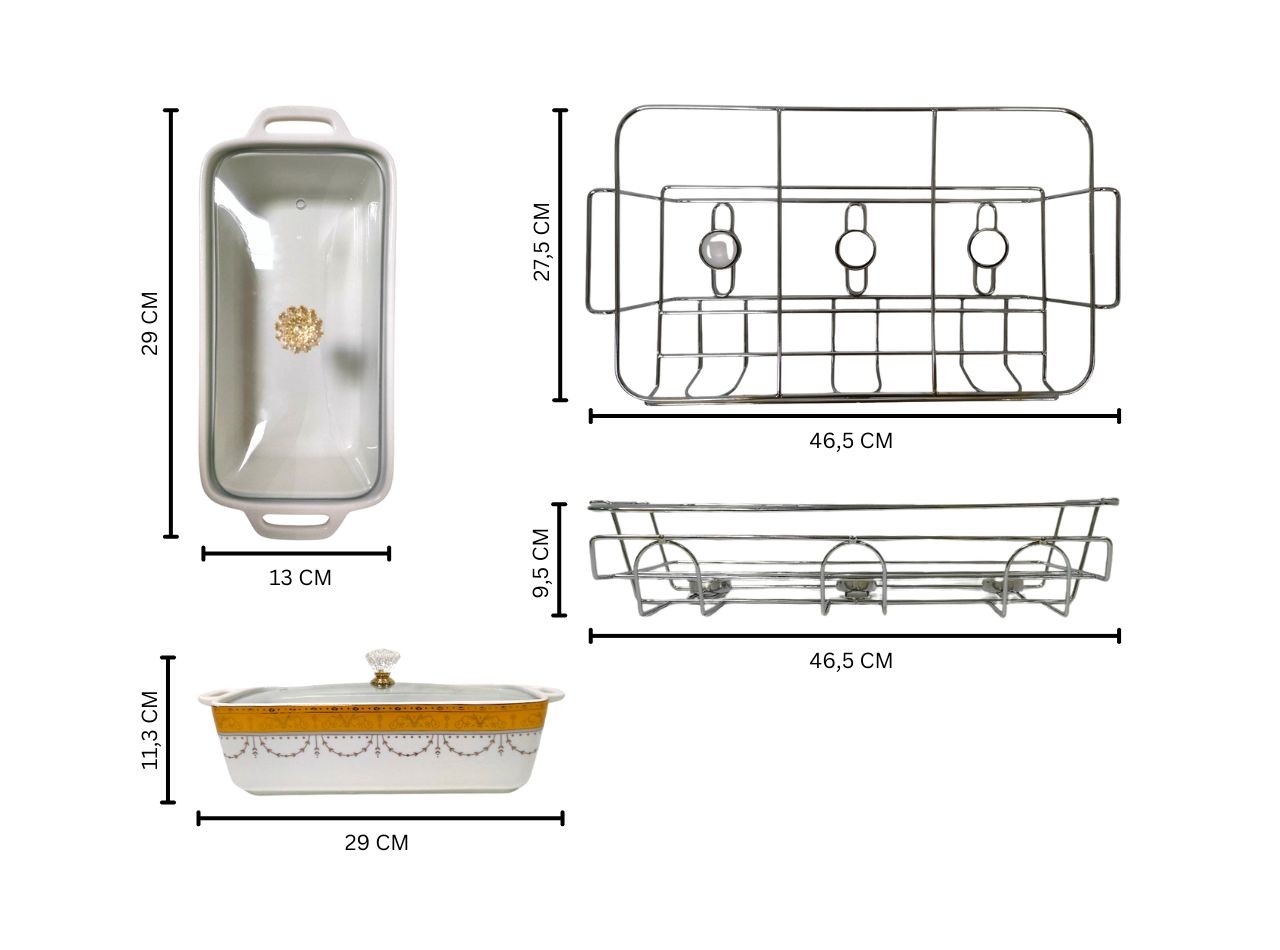 Vicenza Wadah Saji Serena B916 Padi